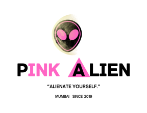 pink alien logo